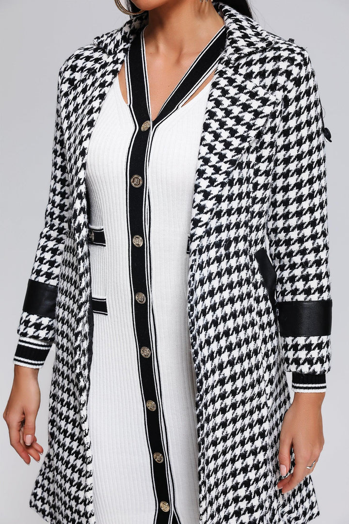 Yuhie Houndstooth Coat - sarahselena