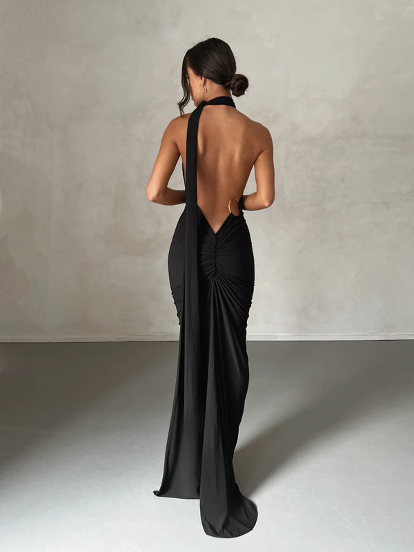 Constantina Gown – Black