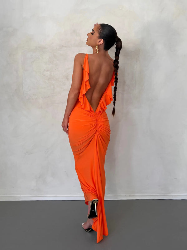Bella Dress – Orange