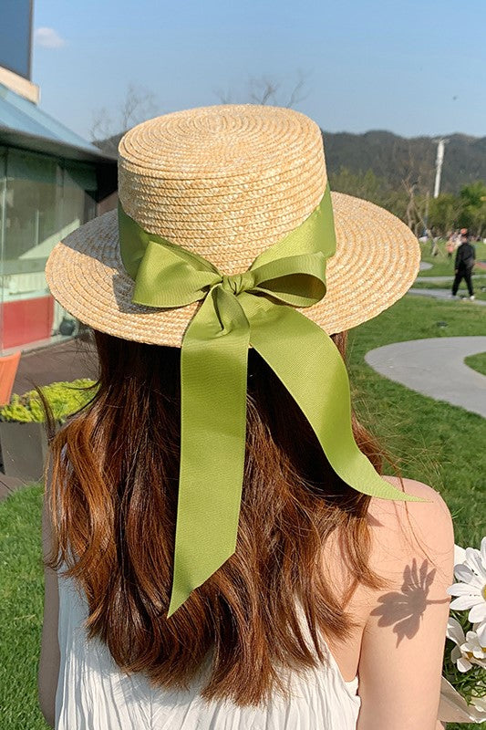 Angel Bow Knot Straw Hat