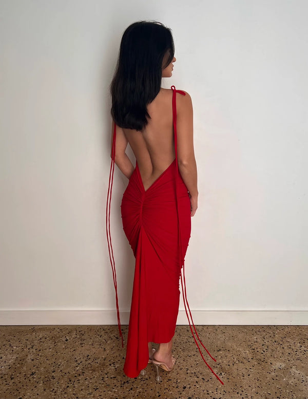 Azari Dress – Red