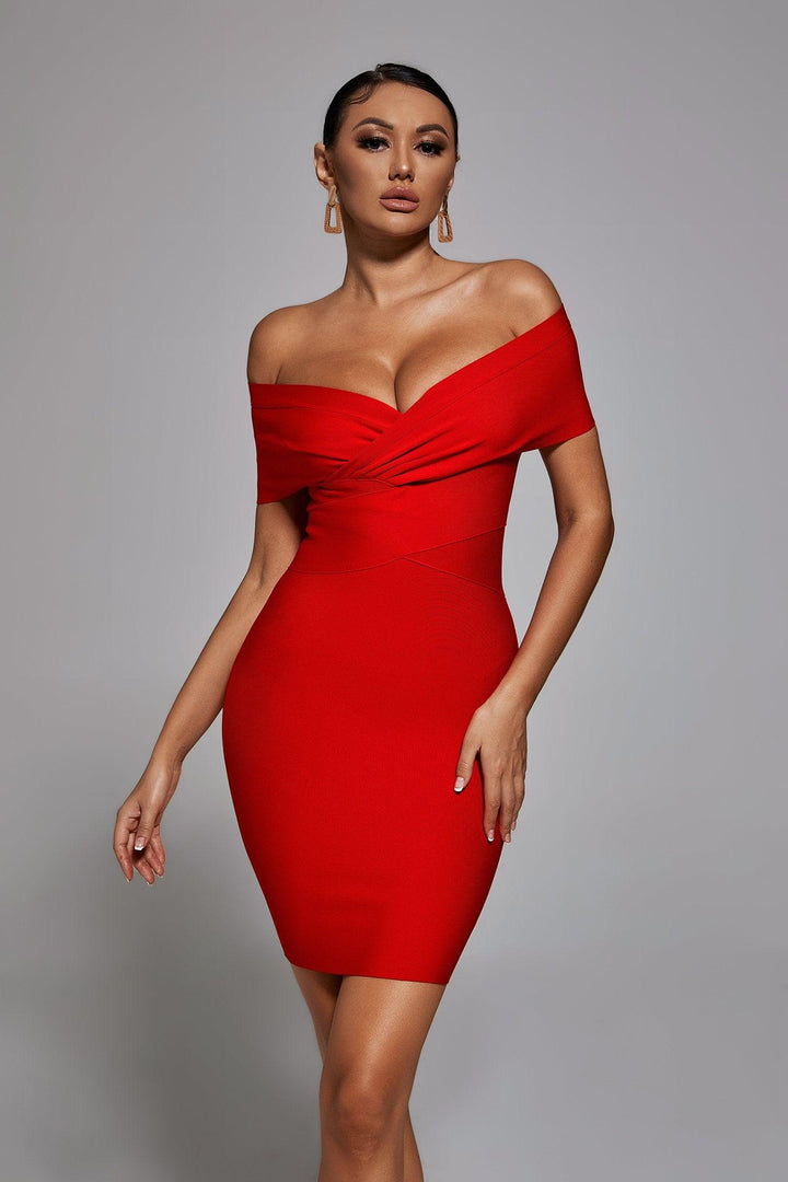 Marta Dress - Red - sarahselena