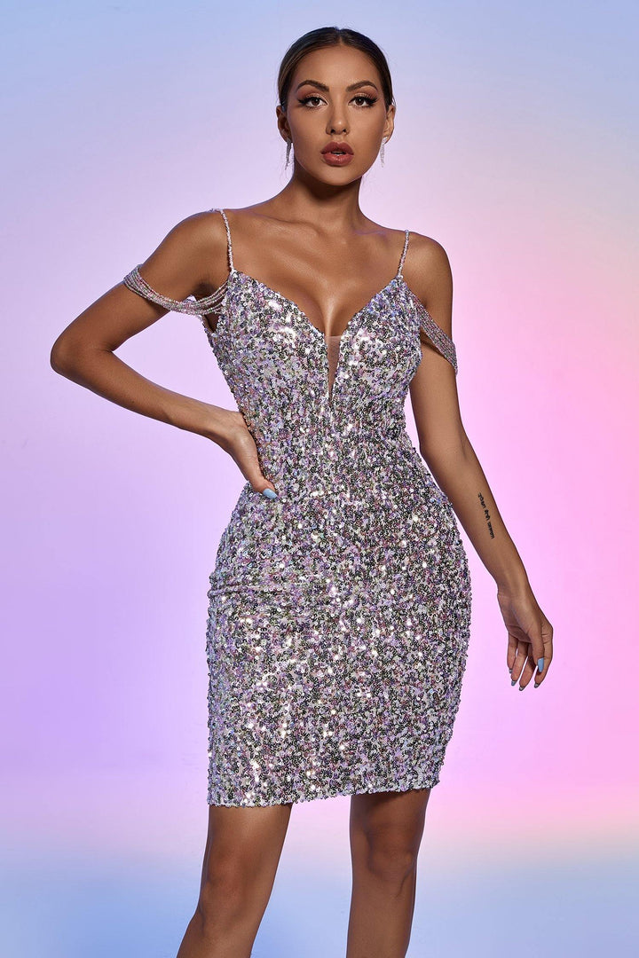 Melica Sequin Mini Dress - sarahselena