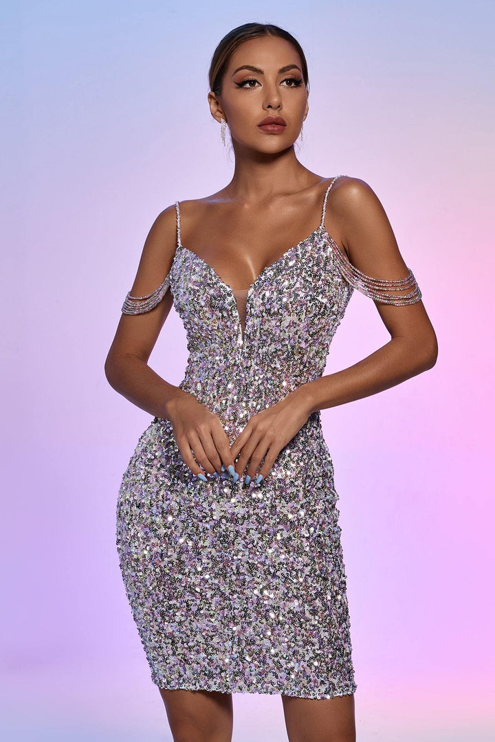 Melica Sequin Mini Dress - sarahselena