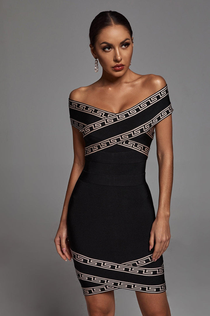 Orianna Off Shoulder Cocktail Dress - sarahselena