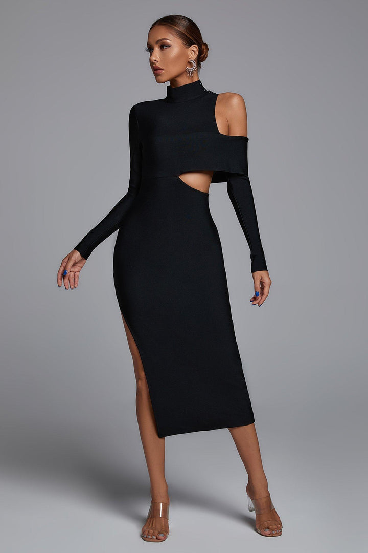 Zalca Cutout Maxi Bandage Dress - sarahselena