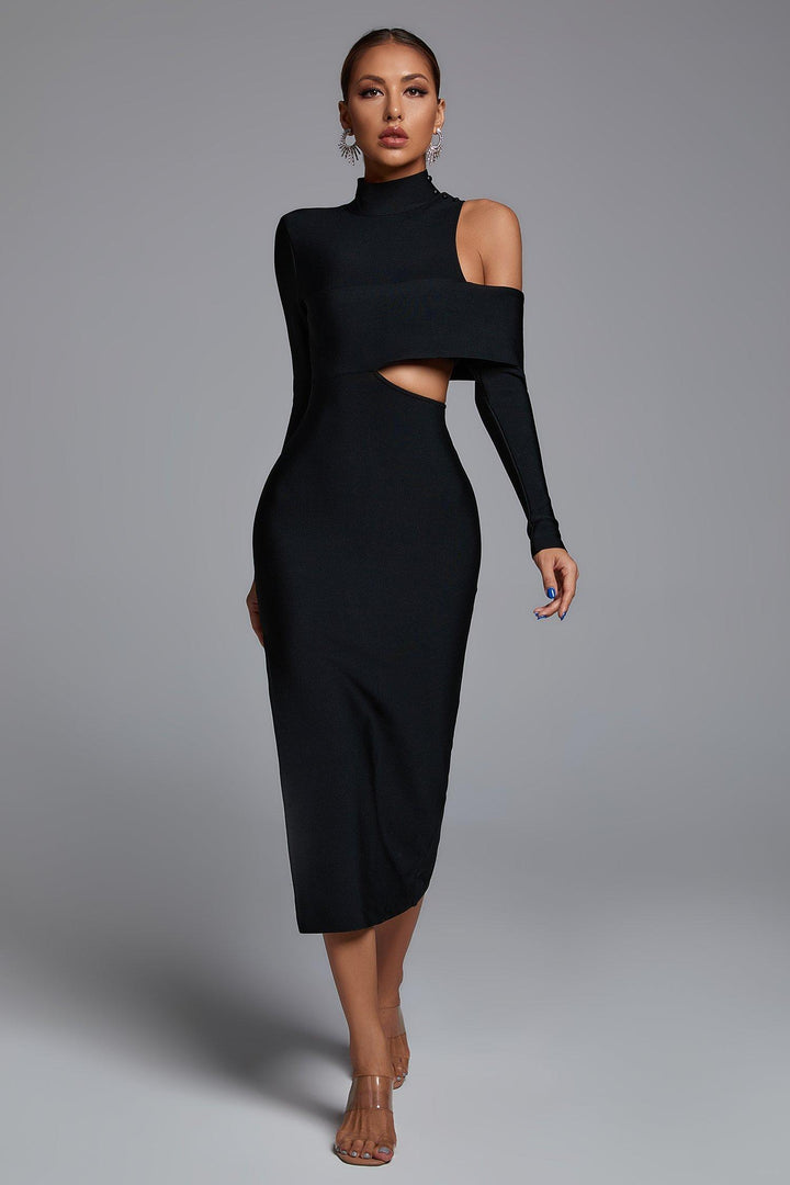 Zalca Cutout Maxi Bandage Dress - sarahselena