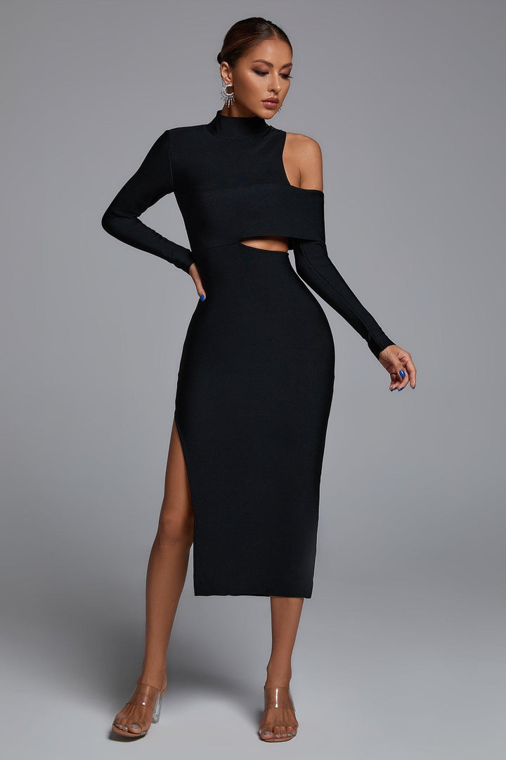 Zalca Cutout Maxi Bandage Dress - sarahselena