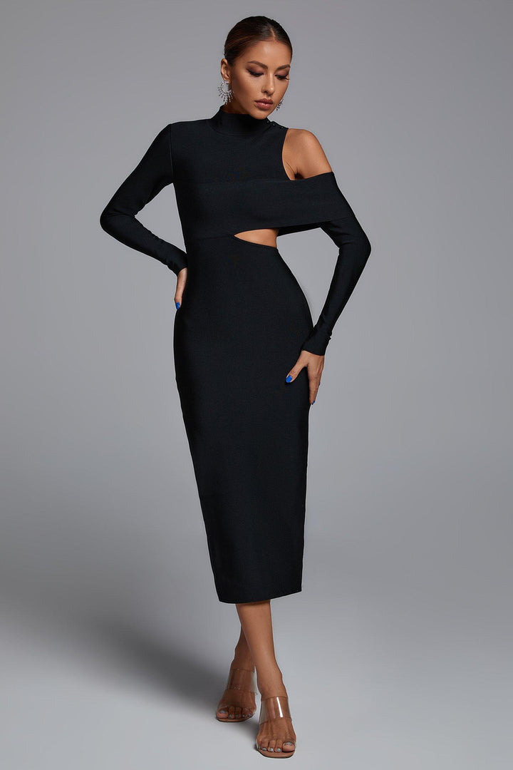 Zalca Cutout Maxi Bandage Dress - sarahselena