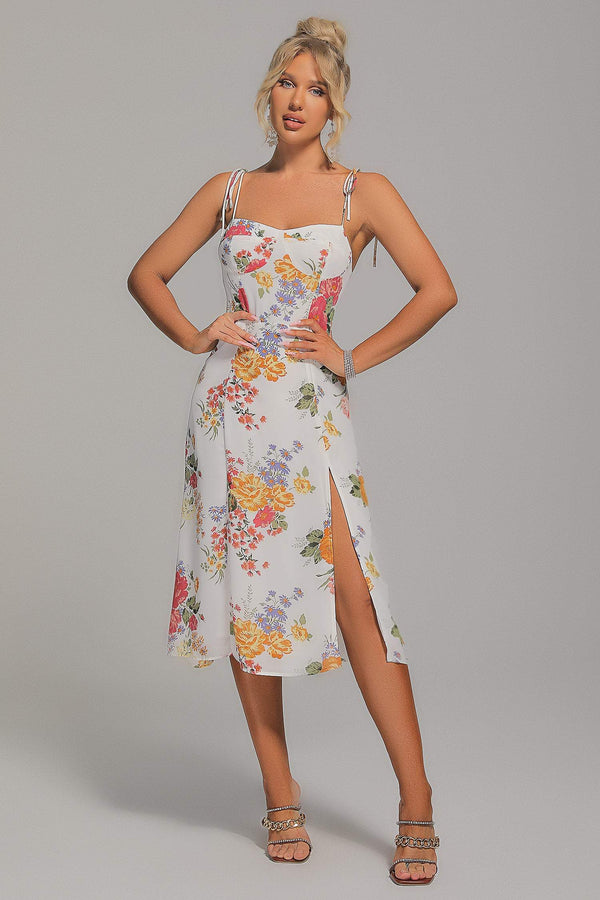 Avis Floral Printed Midi Dress