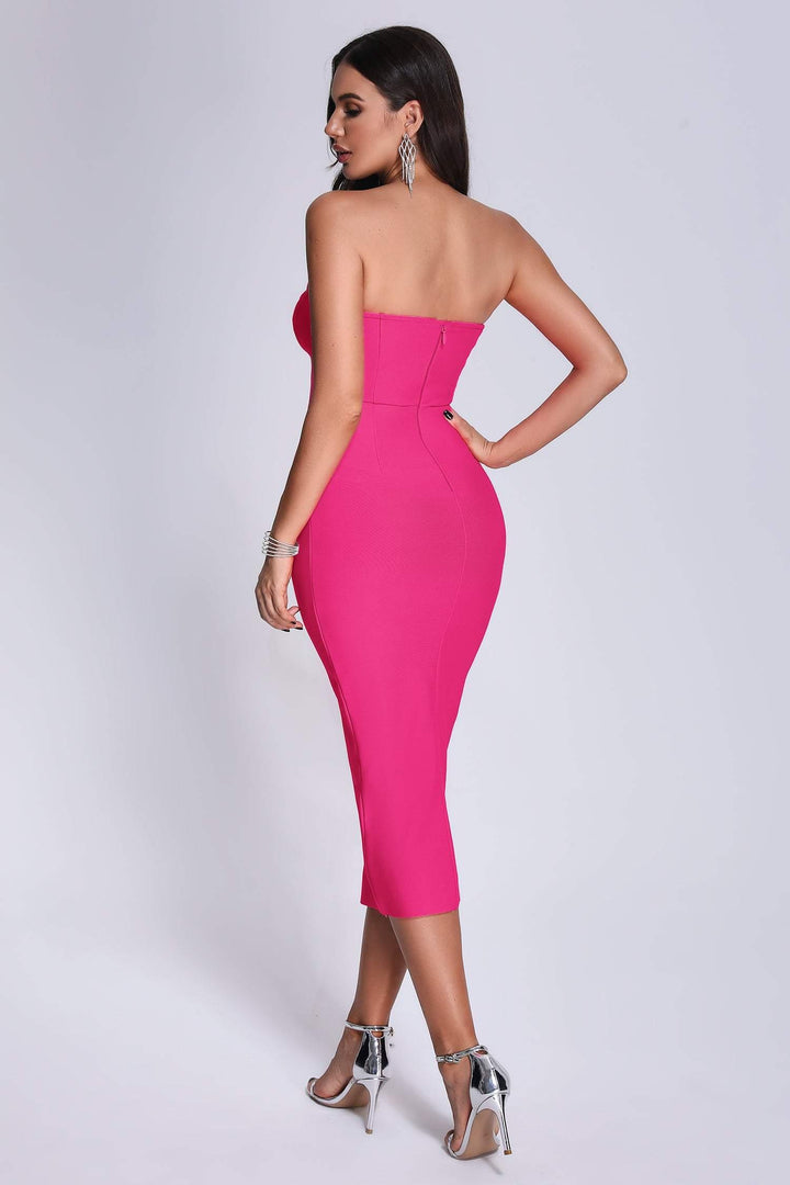 Salimi Midi Bandage Dress - sarahselena