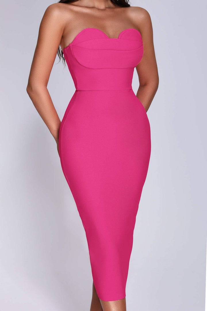 Salimi Midi Bandage Dress - sarahselena