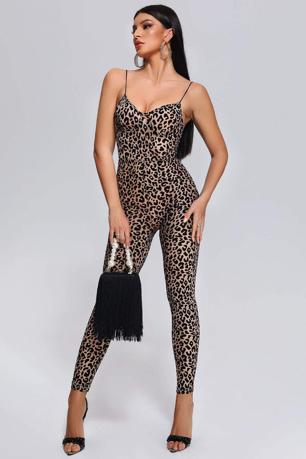 Lisiya Leopard Jumpsuit - sarahselena