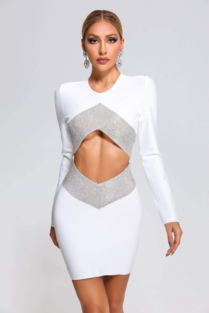 Irra Diamonate Mini Bandage Dress - sarahselena