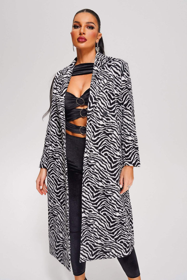 Kusa Zebra Coat - sarahselena