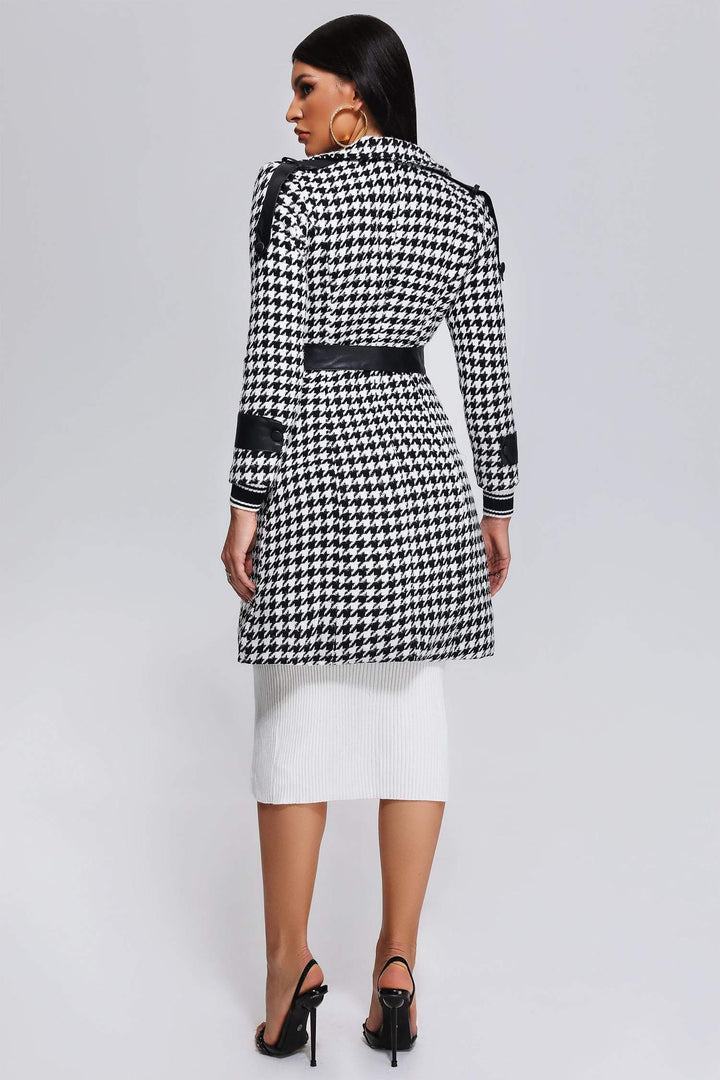 Yuhie Houndstooth Coat - sarahselena