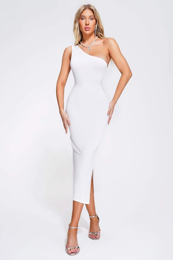 Naja One Shoulder Midi Dress - sarahselena