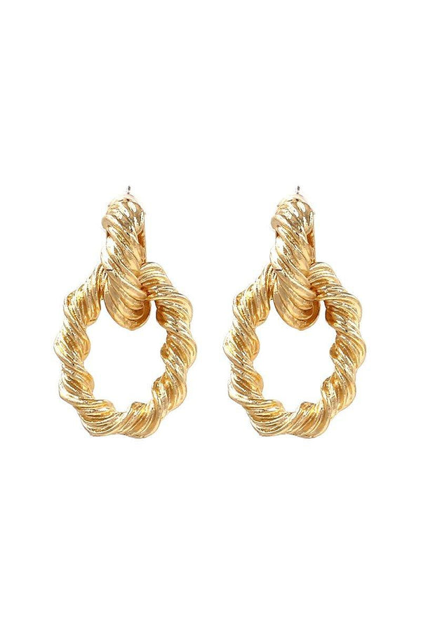 Suggy Golden Earrings - sarahselena