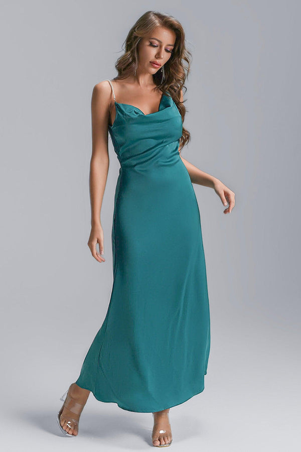 Emeli Satin Pearl Maxi Dress - sarahselena