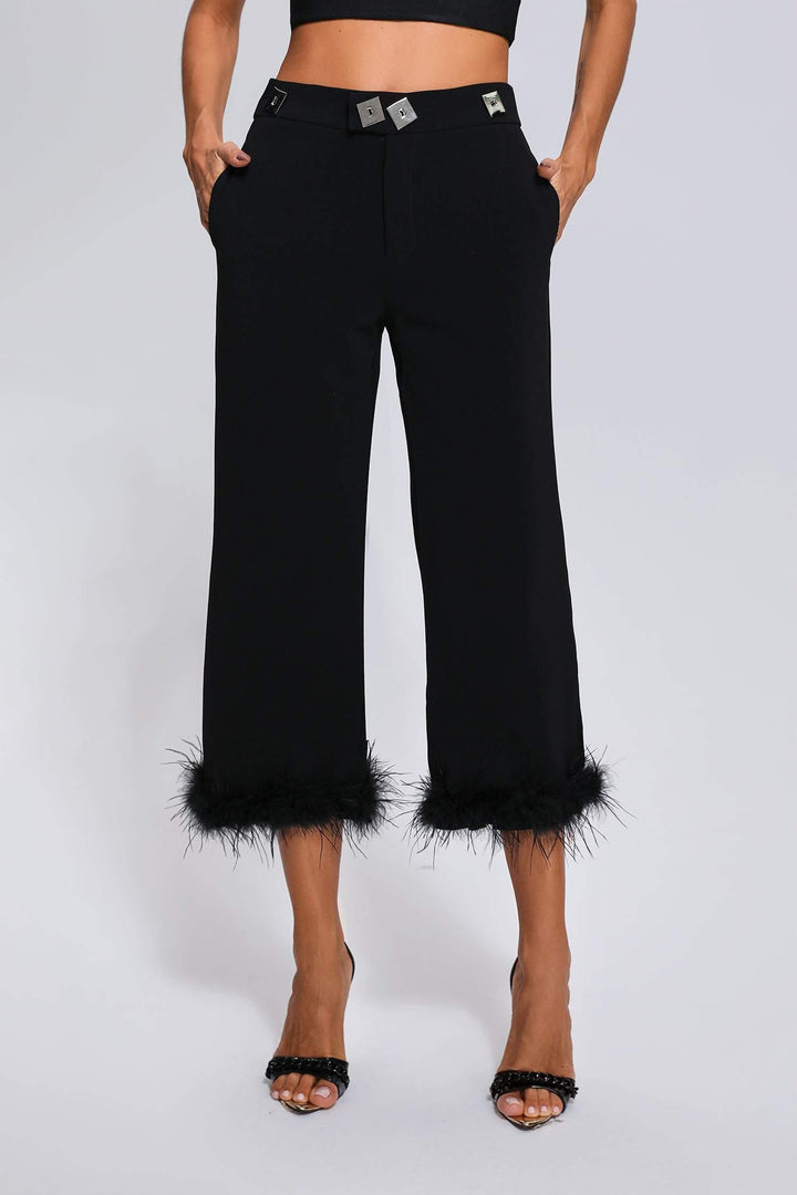 Millie Feather Pants - sarahselena